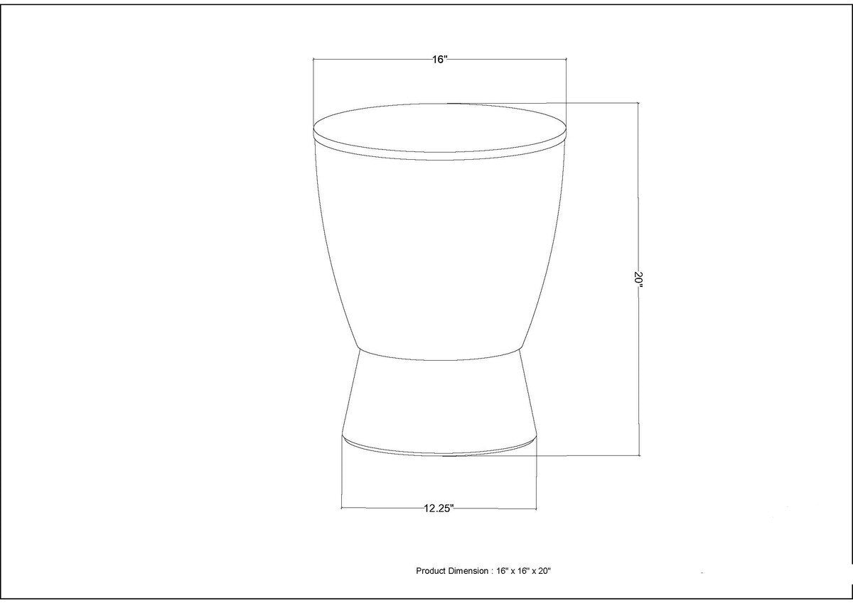 Indigo Road by Egypt Sherrod Quinn Drum Side Table