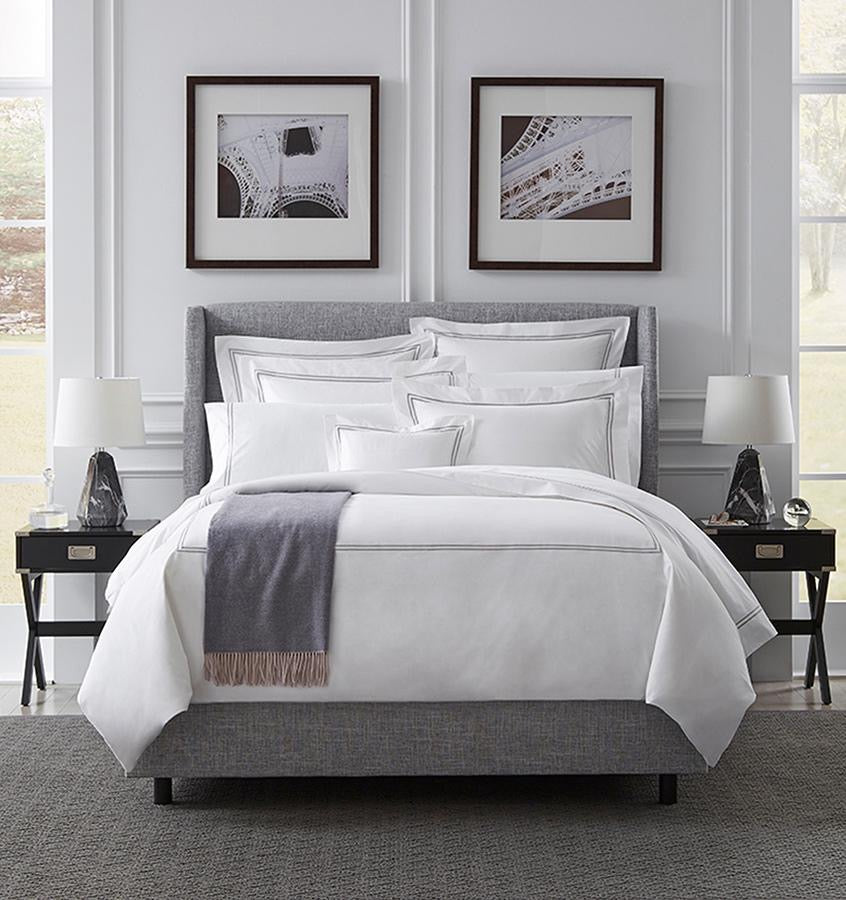 Grande Hotel - King Pillow Case White/Navy