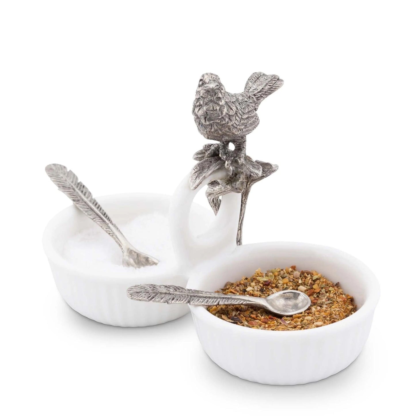 Song Bird Dbl Salt Cellar