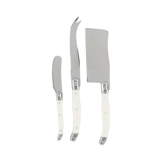 Laguiole Ivory Cheese Knives, set of 3