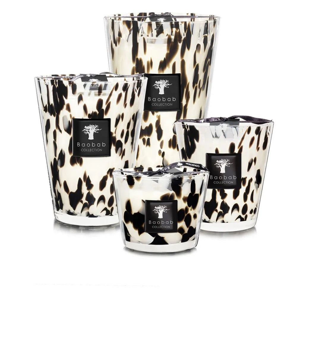 Baobab Pearls Black Candle - Max 24