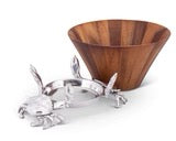 Crab Wood Tall Salad Bowl