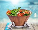 Crab Wood Tall Salad Bowl