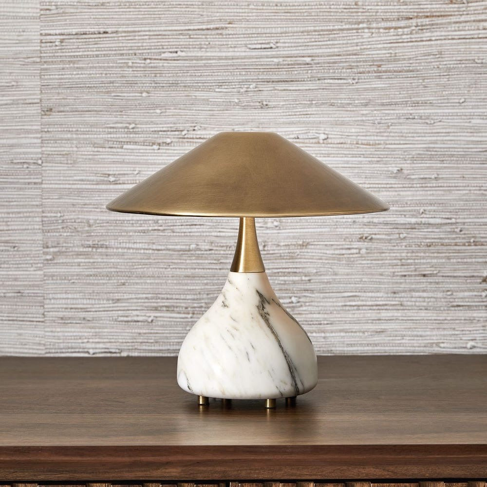 Kiss Rechargeable Mini Lamp - Arabescato Marble