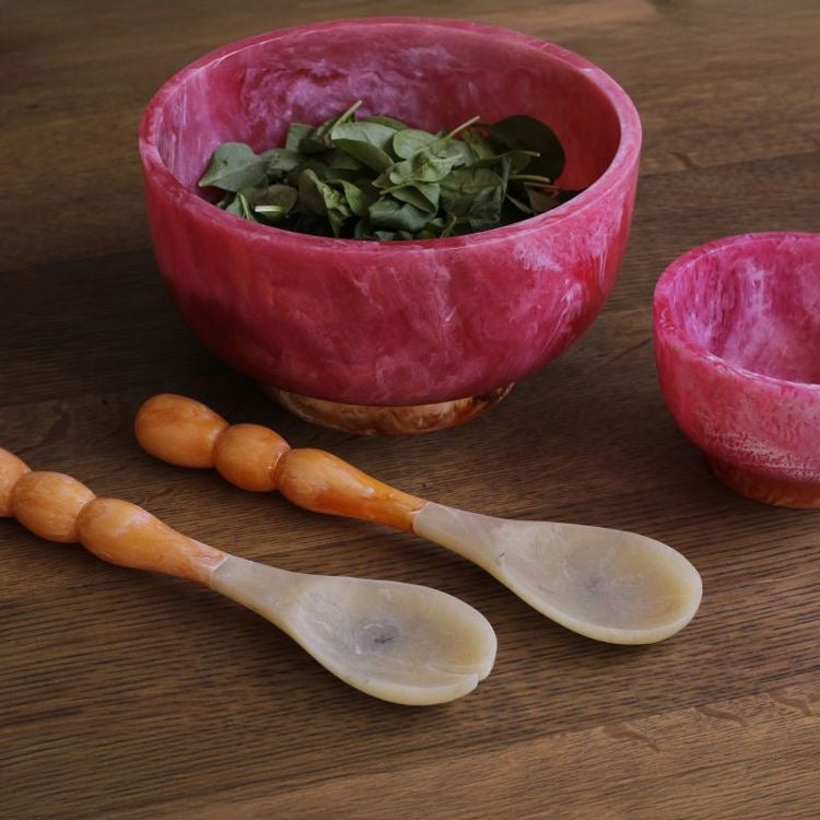 Resin Rio Small Bowl / Pink & Orange
