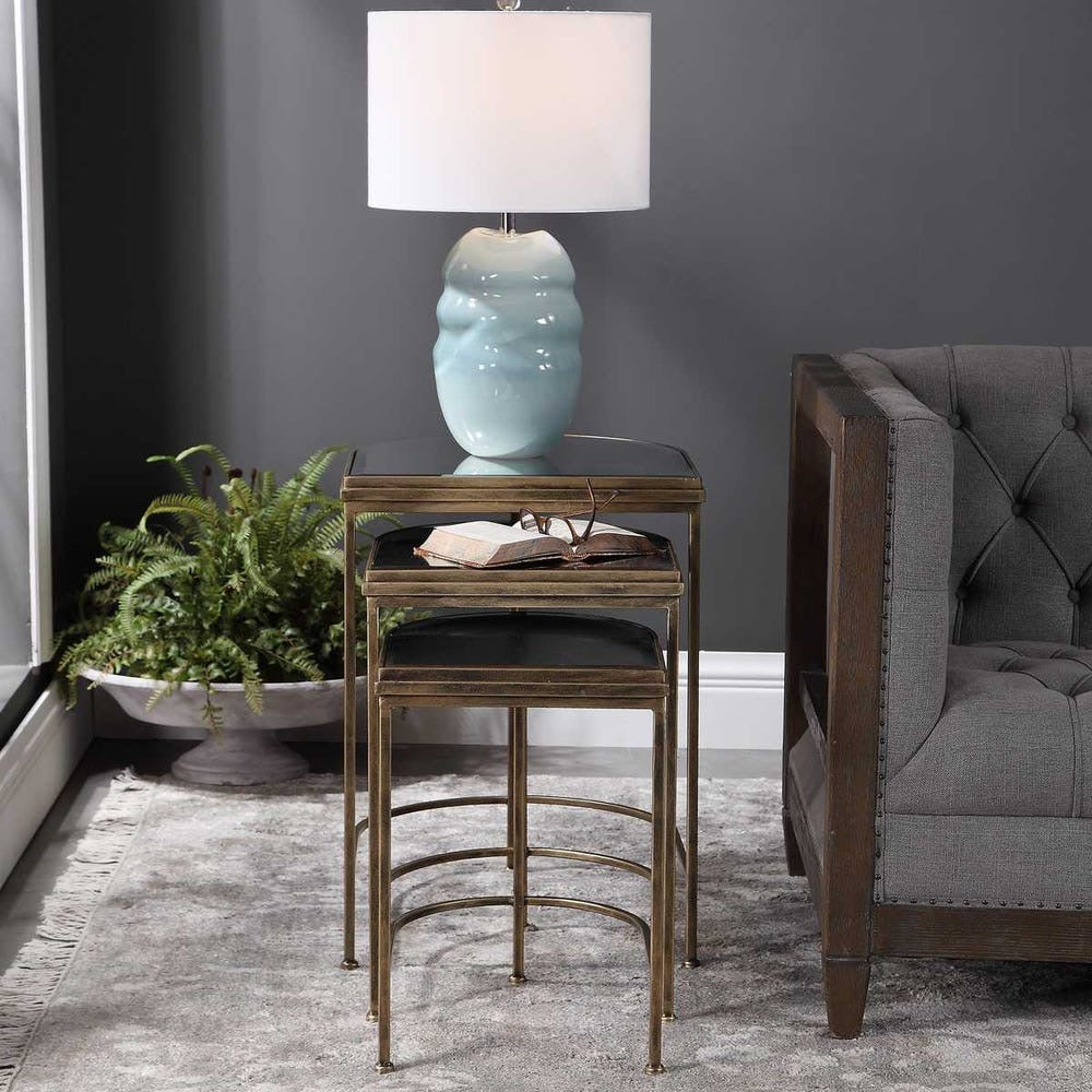 India Nesting Tables S/3