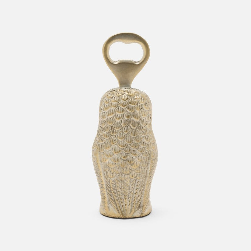 MARVIN Antique Brass Owl Bottle Opener