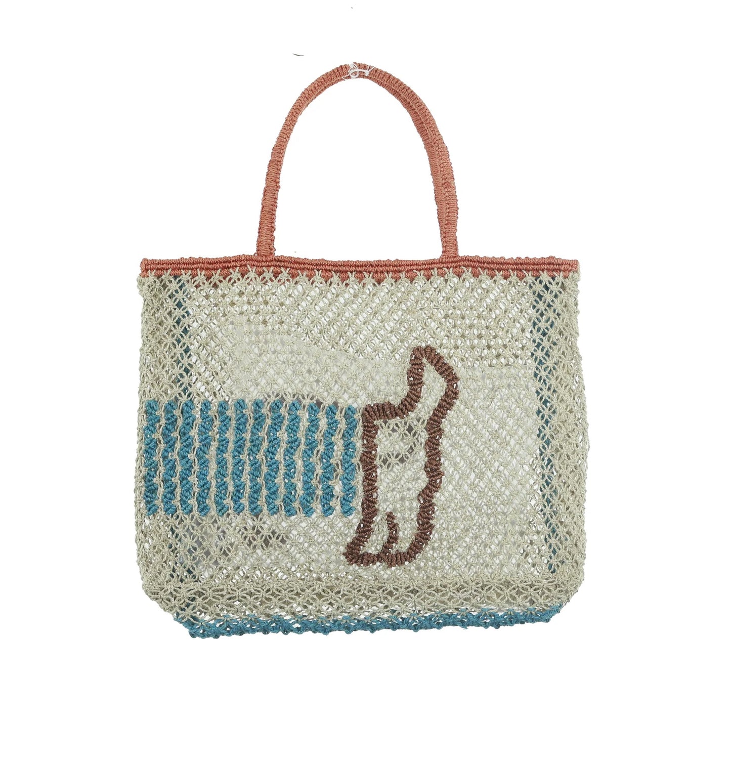 Breton Dog Tan, Sky, Peach - Small