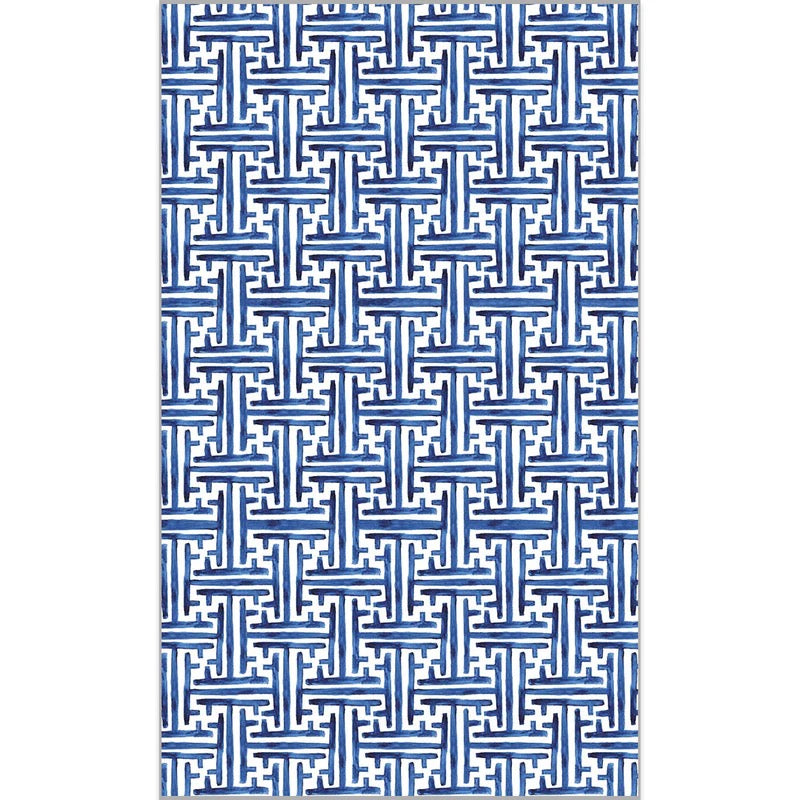 Paper Guest Towels - Navy Basketweave