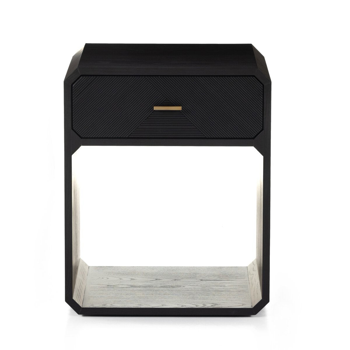 Caspian Black Ash Nightstand