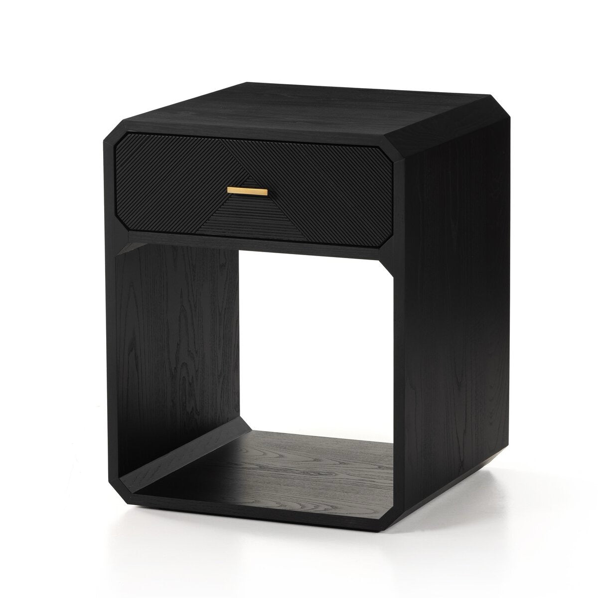 Caspian Black Ash Nightstand