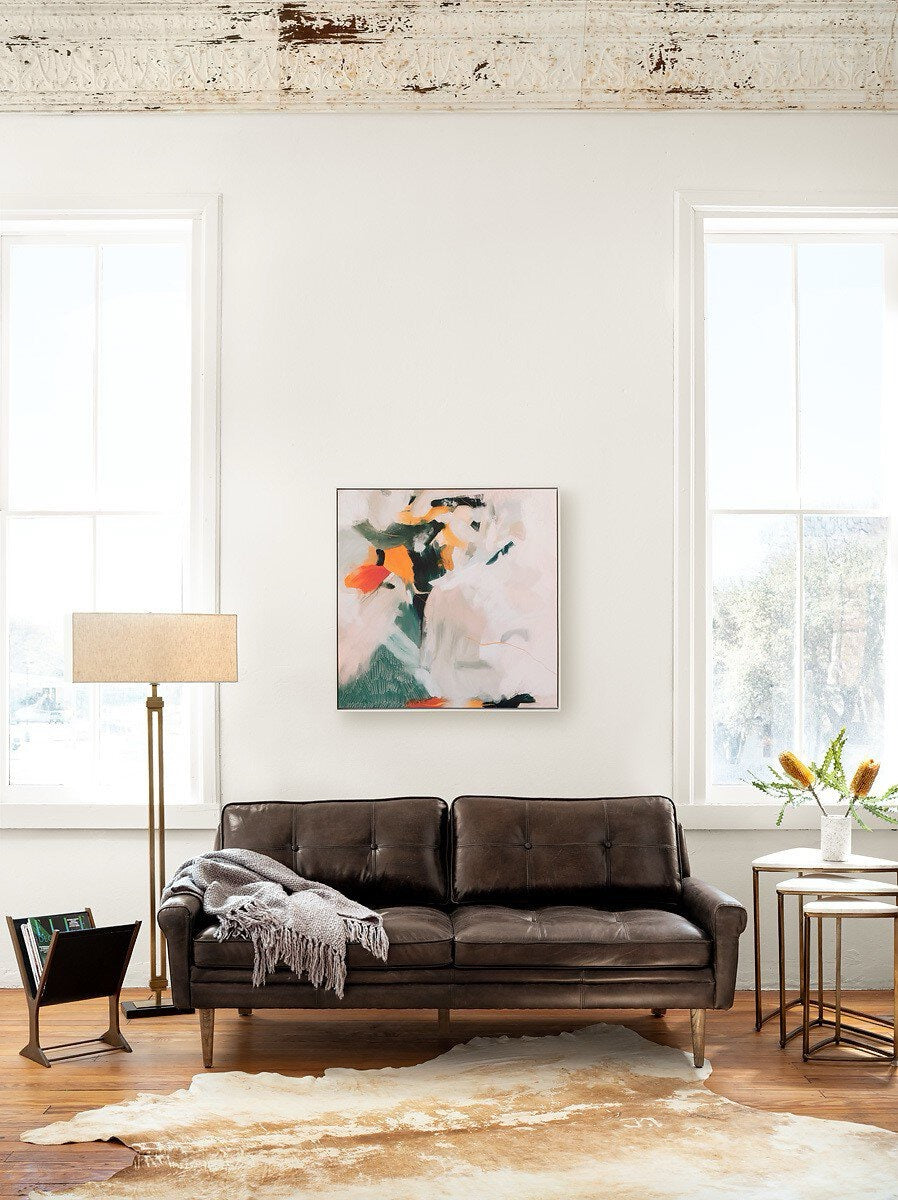 Rustic Brass Magazine Rack