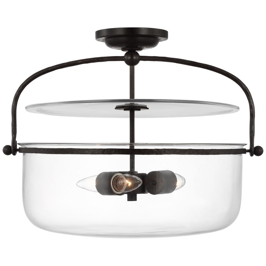 Lorford Medium Semi Flush Light