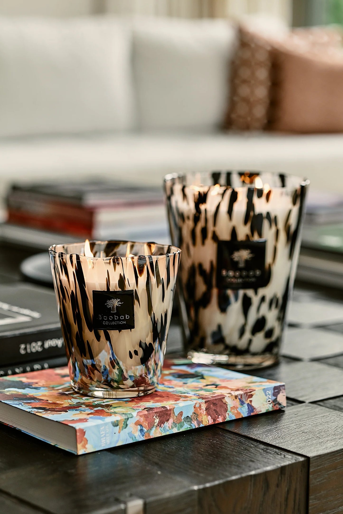 Baobab Pearls Black Candle - Max 10
