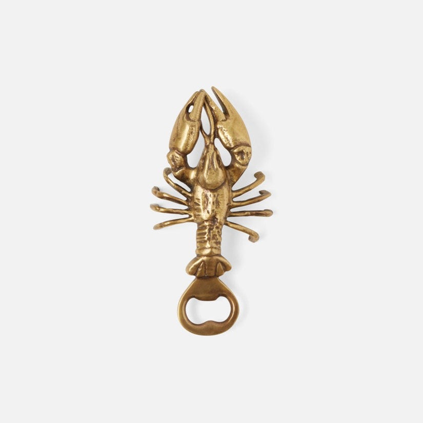 Gio Sealife Bottle Openers in Antique Brass