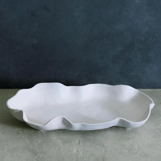 VIDA Nube Large Platter - White
