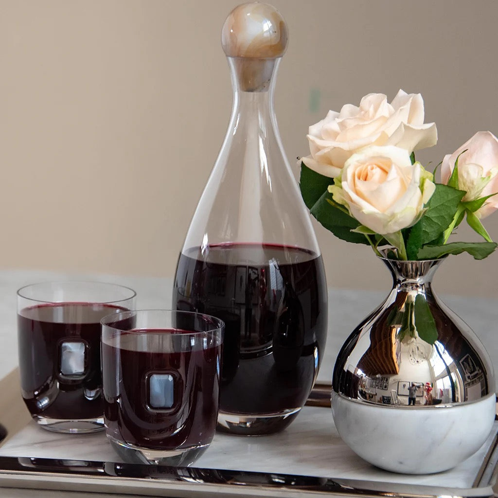 Elevo Decanter, Smoke Agate