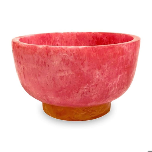 Resin Rio Small Bowl / Pink & Orange