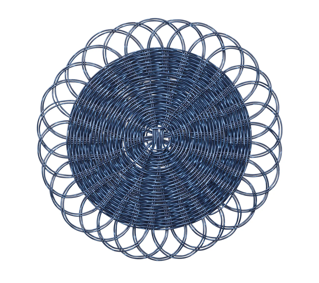 Alfresco Placemat in Blue, Set of 4