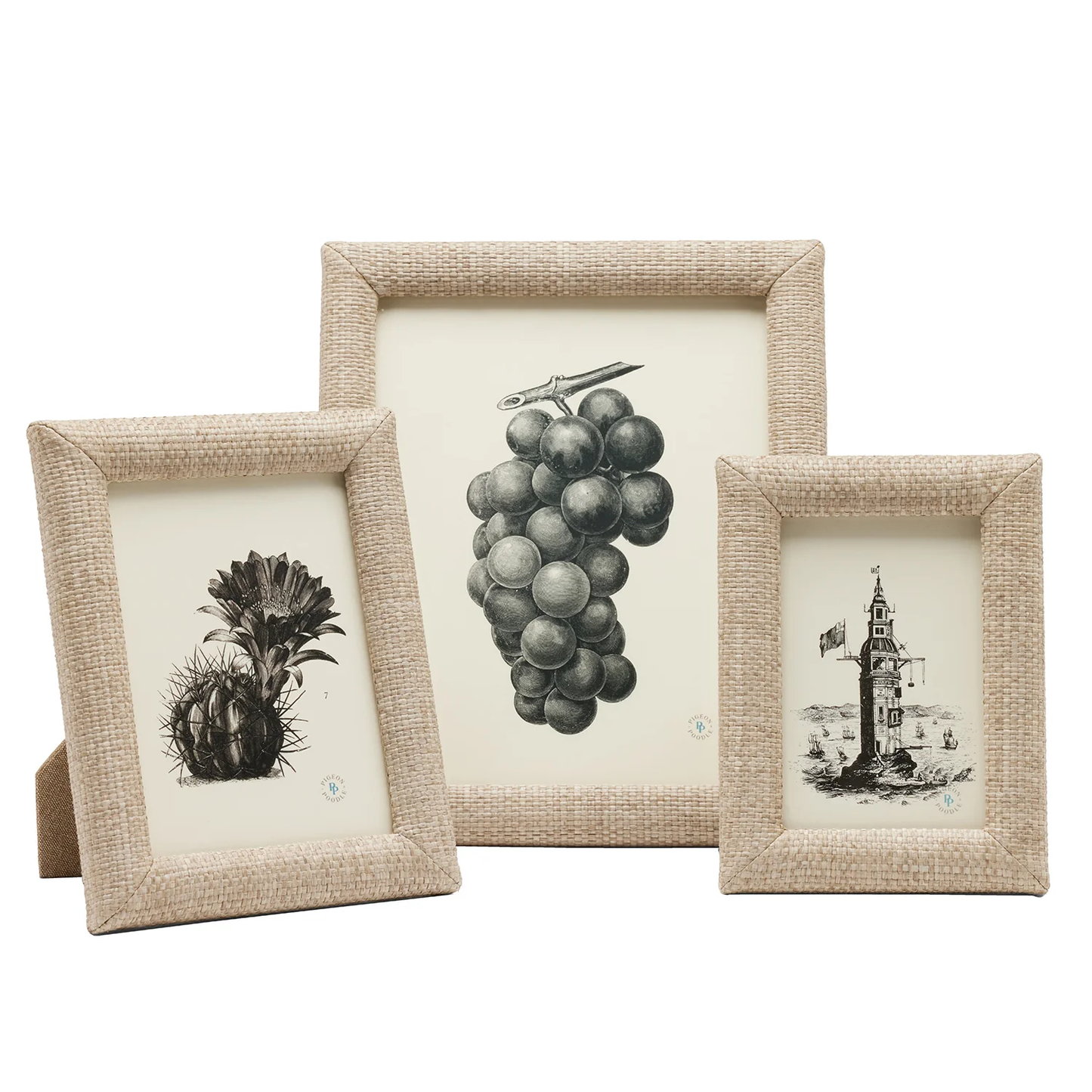 Belem Ash Frame 4 x 6 Raffia