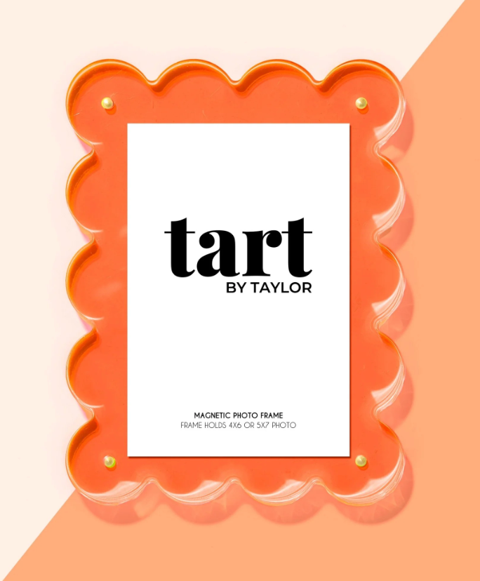 Neon Orange Acrylic Picture Frame