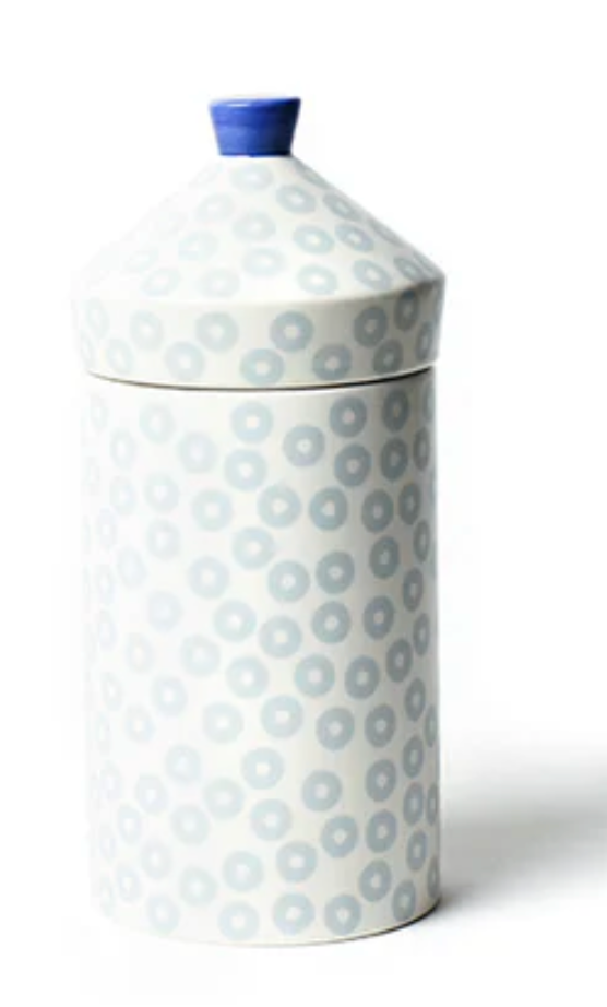 Iris Blue Canisters - Set of 2