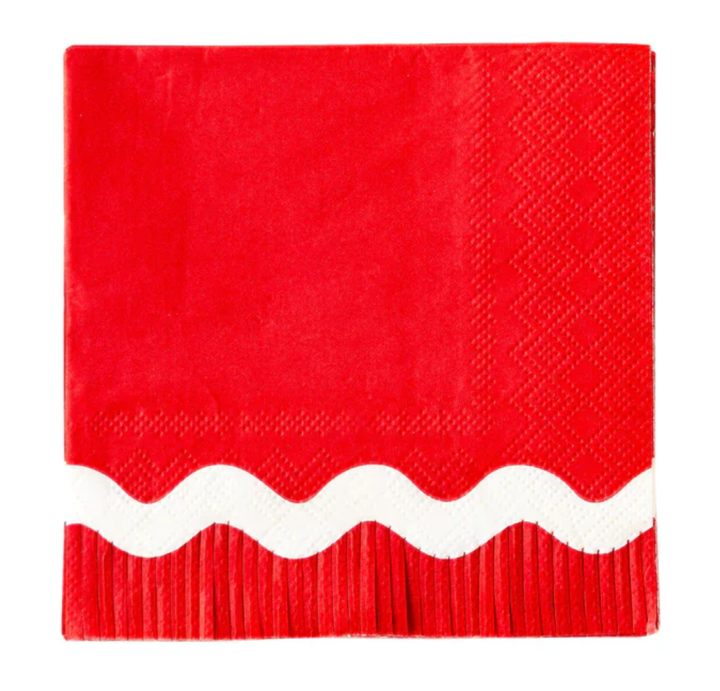 Ric Rac Fringe Cocktail Napkin