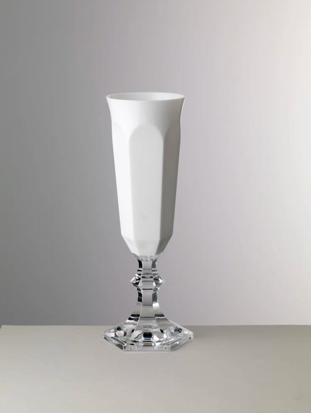 Dolce Vita White Flutes, Set of 2