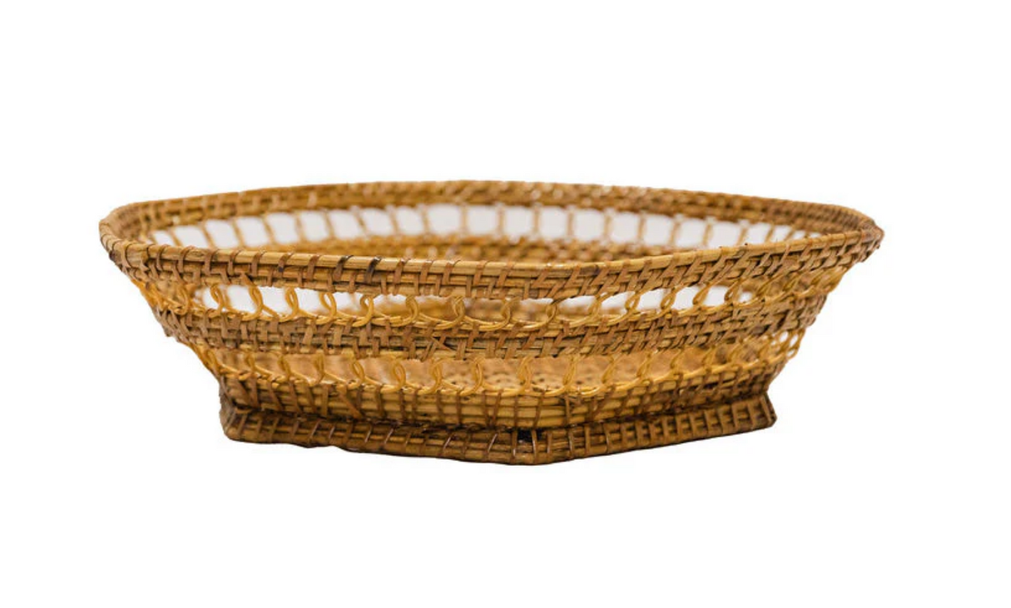 20" Hexagonal Woven Basket