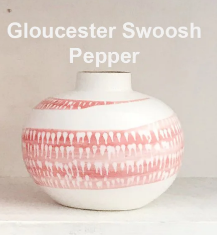 Bud Vase - Swoosh Pepper