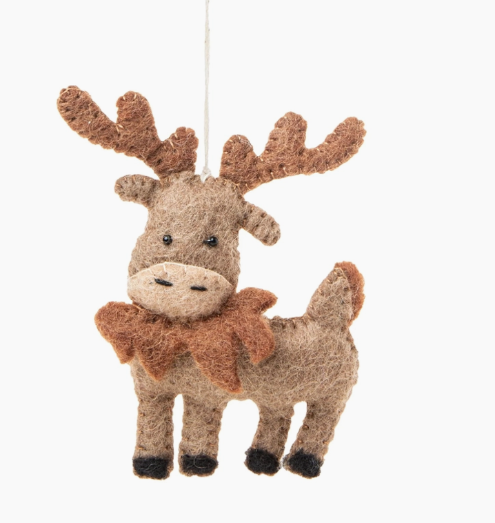 Felt Arctic Animal Ornaments - Reindeer