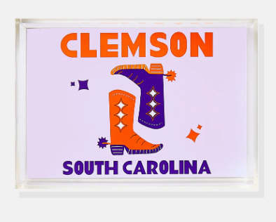 Clemson Kickoff Small Tray