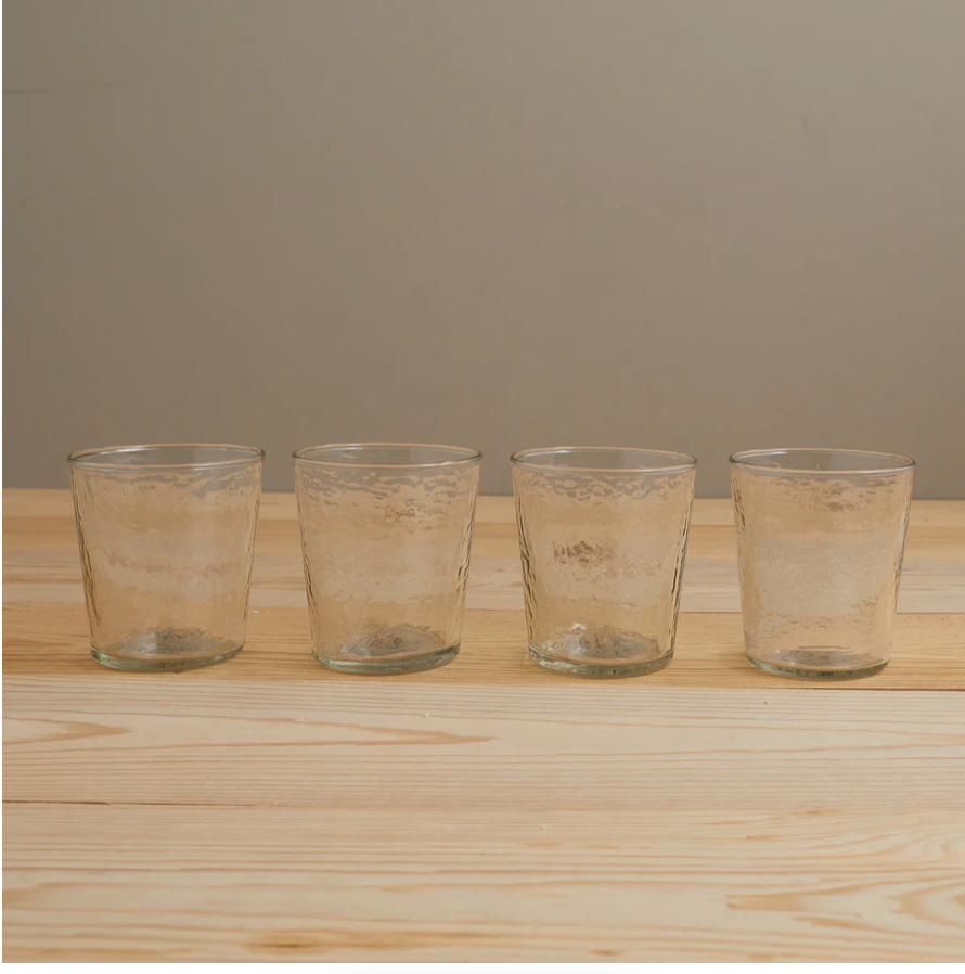 Pebble Glass Tumbler - Short - Set of 4