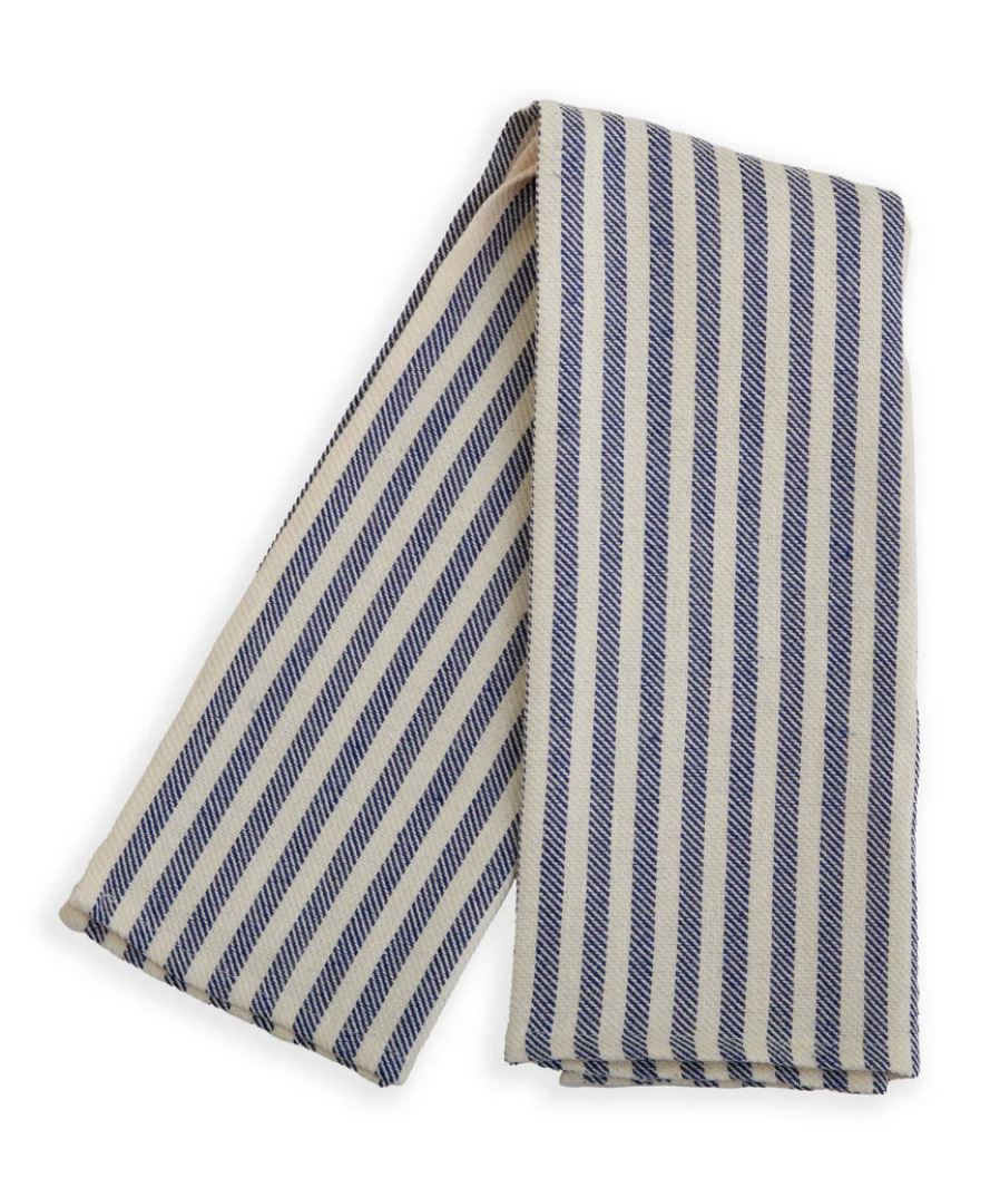 Kitchen Towel Pomelo Midnight Blue Stripe