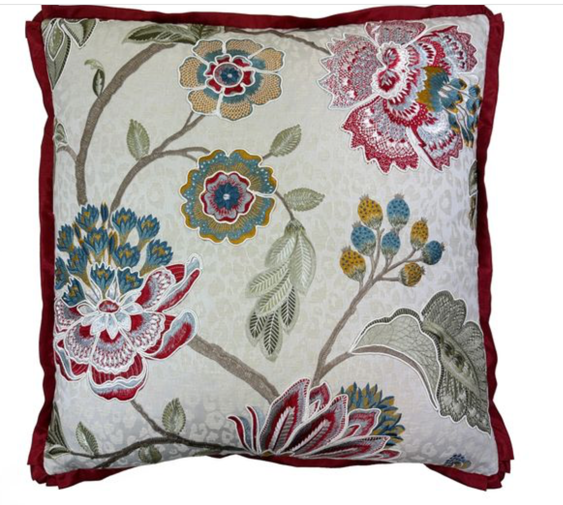Florence Sage Pillow, 22"
