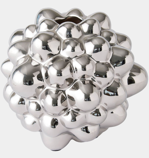 Talula Vase-Bright Silver (Large)