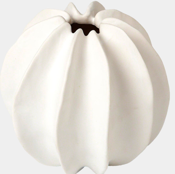 Sea Star Vase-Matte White
