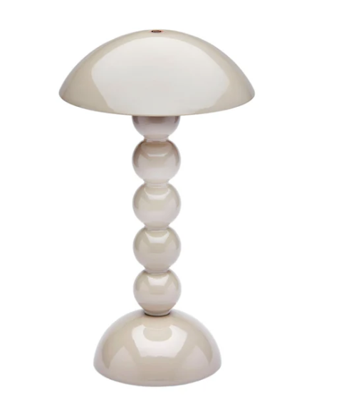 Bobbin Rechargeable LED Lamp, Cappuccino