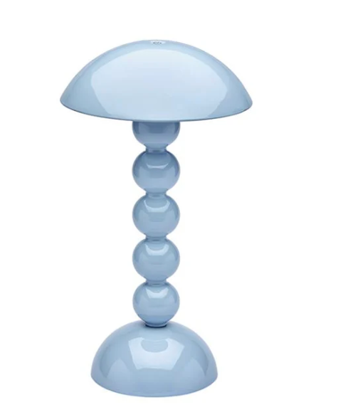 Bobbin Rechargeable LED Lamp, Pale Denim