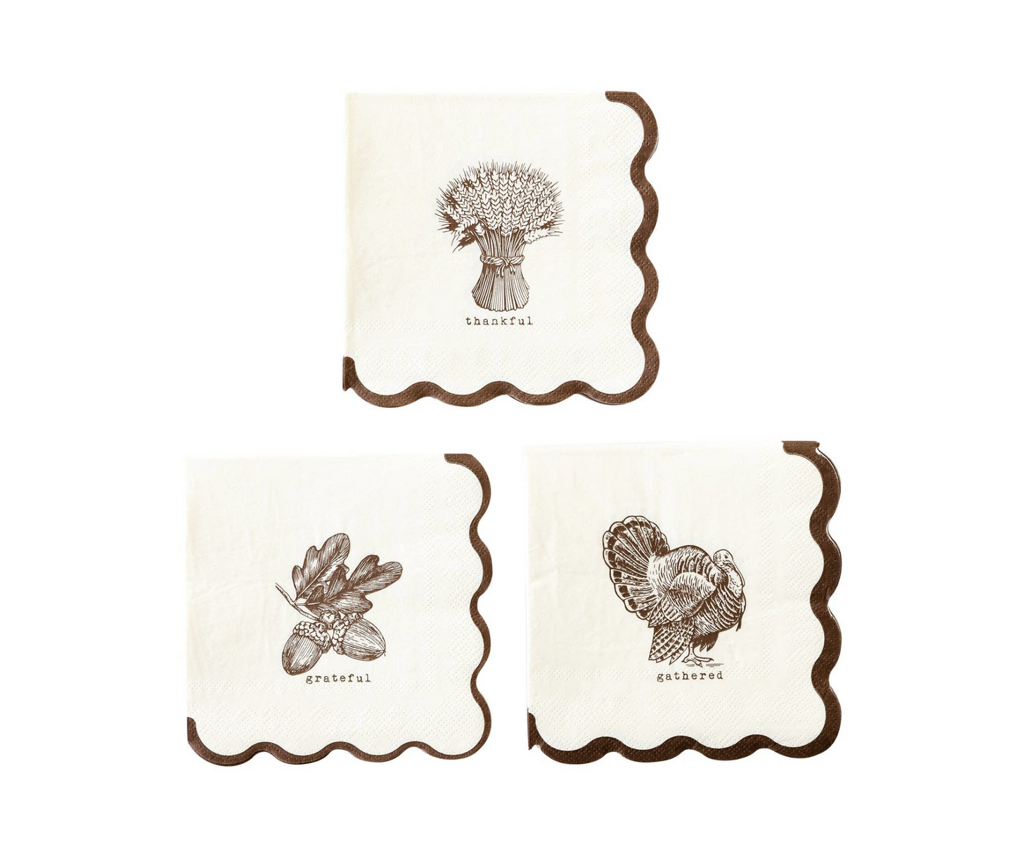Harvest Icon Paper Cocktail Napkin Set
