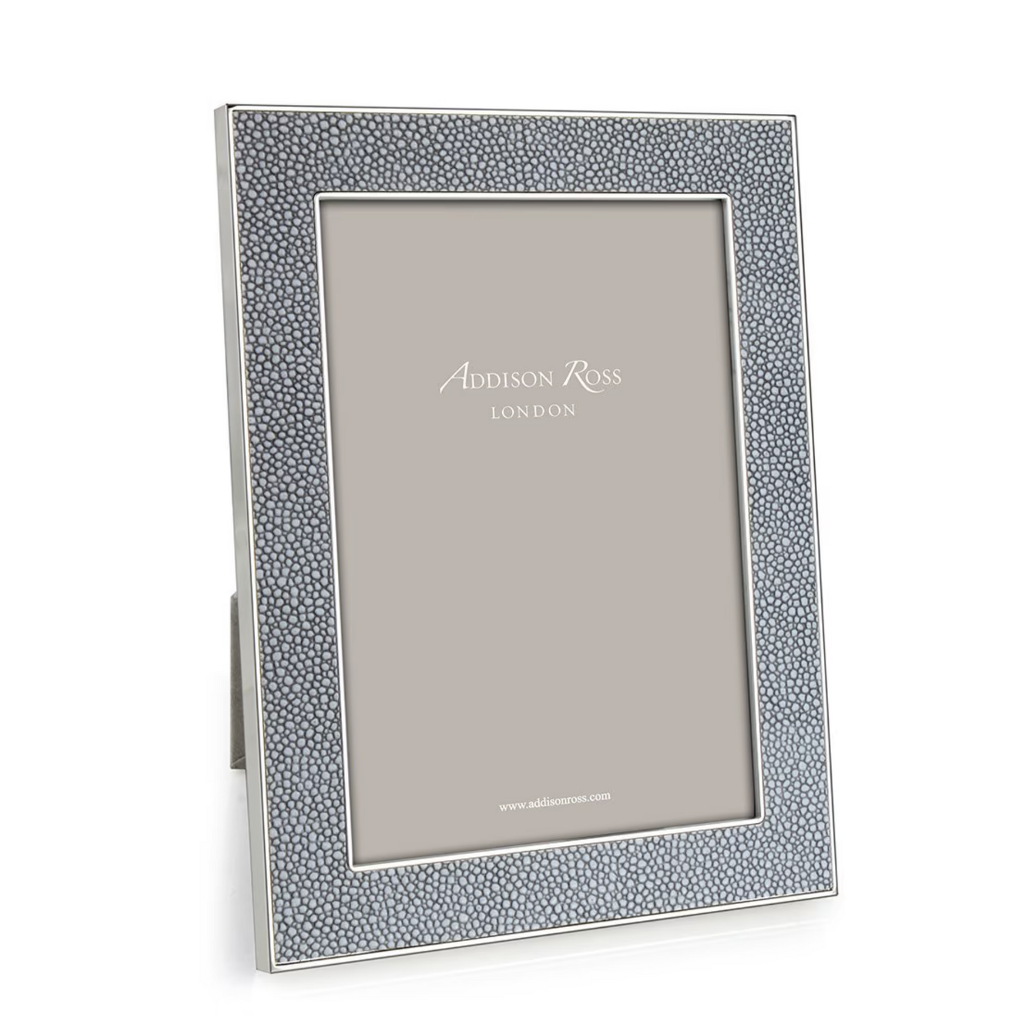 Grey Shagreen & Silver Frame, 5" x 7"