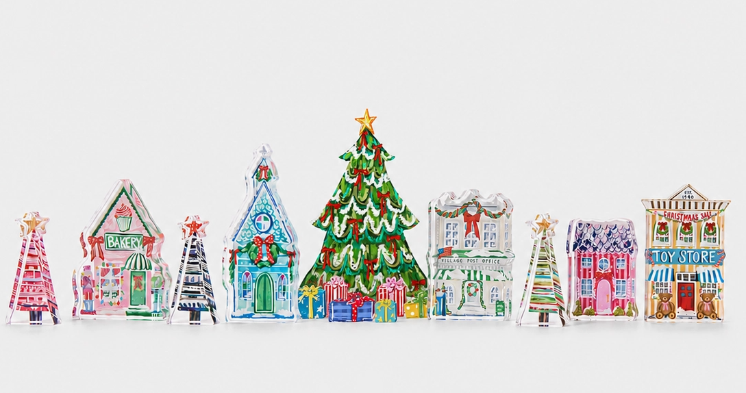 The Mini Christmas Village Set
