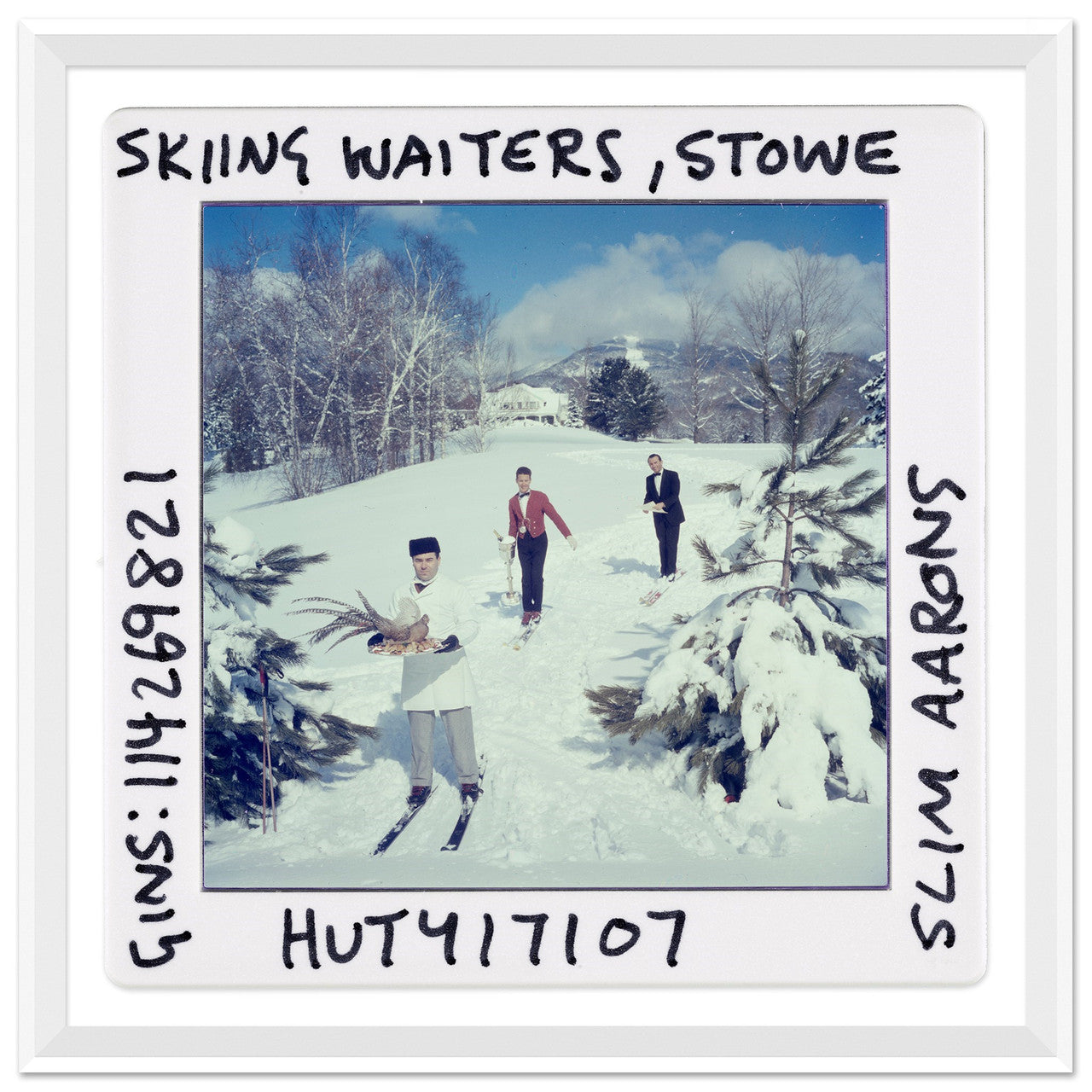 Slim Aarons "Skiing Waiters" Slide