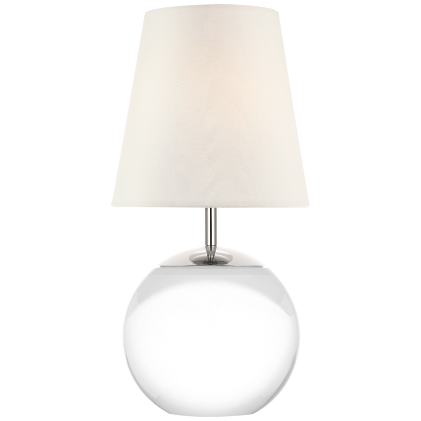 Terri 12" Cordless Accent Lamp - Clear