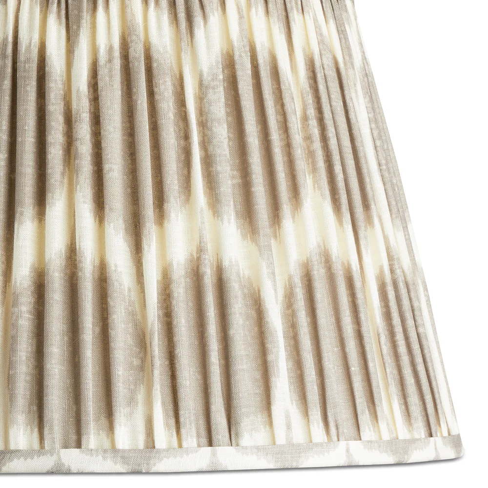 18" Grey Ikat Shade