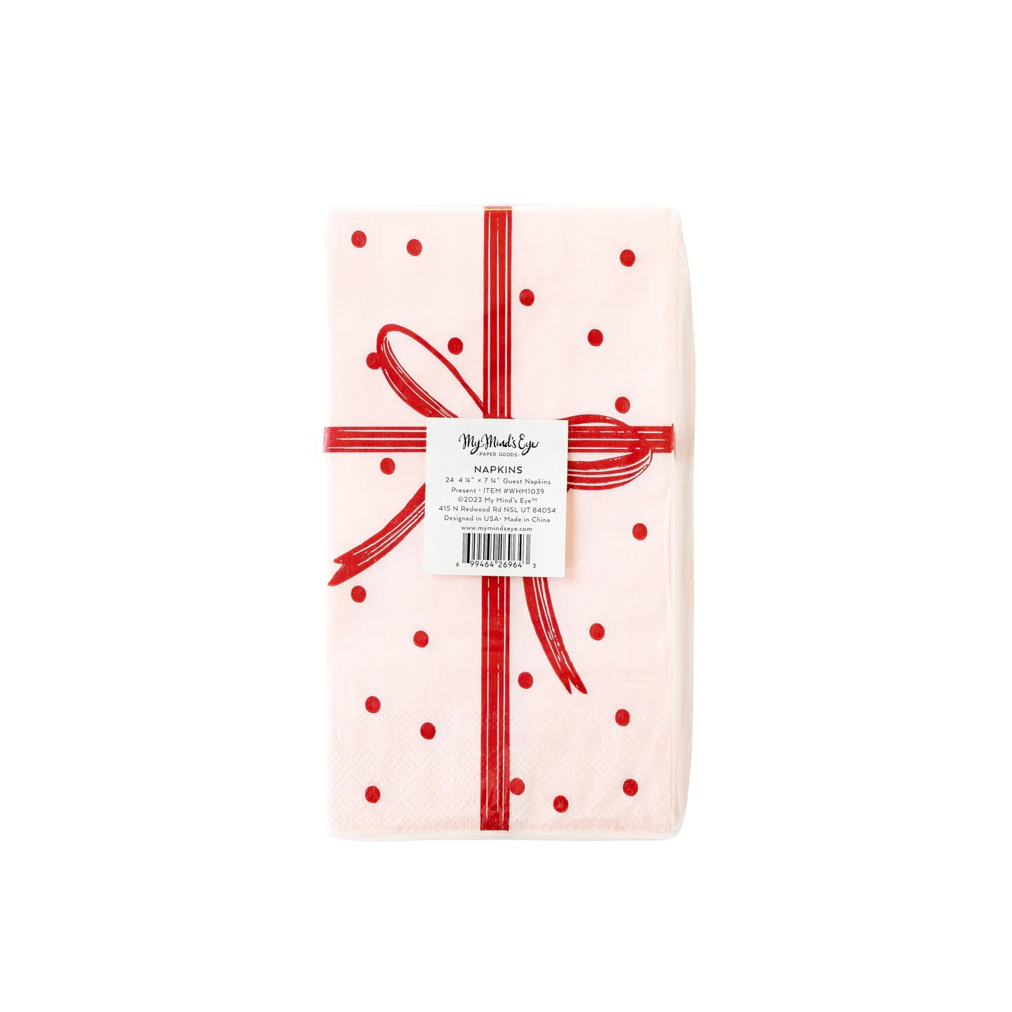 Whimsy Santa Present Paper Dinner Napkin