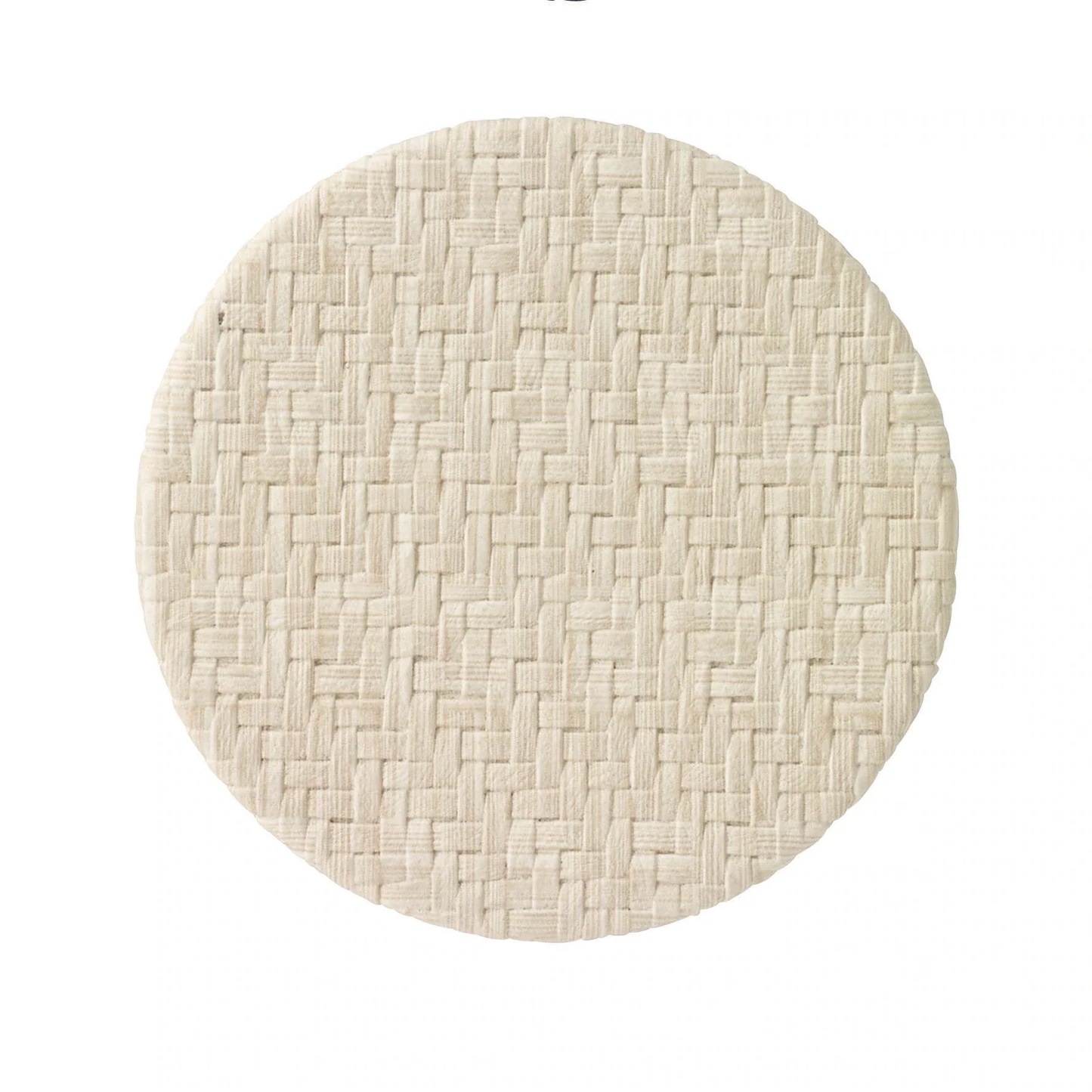 Wicker Cream Coaster, set of 4