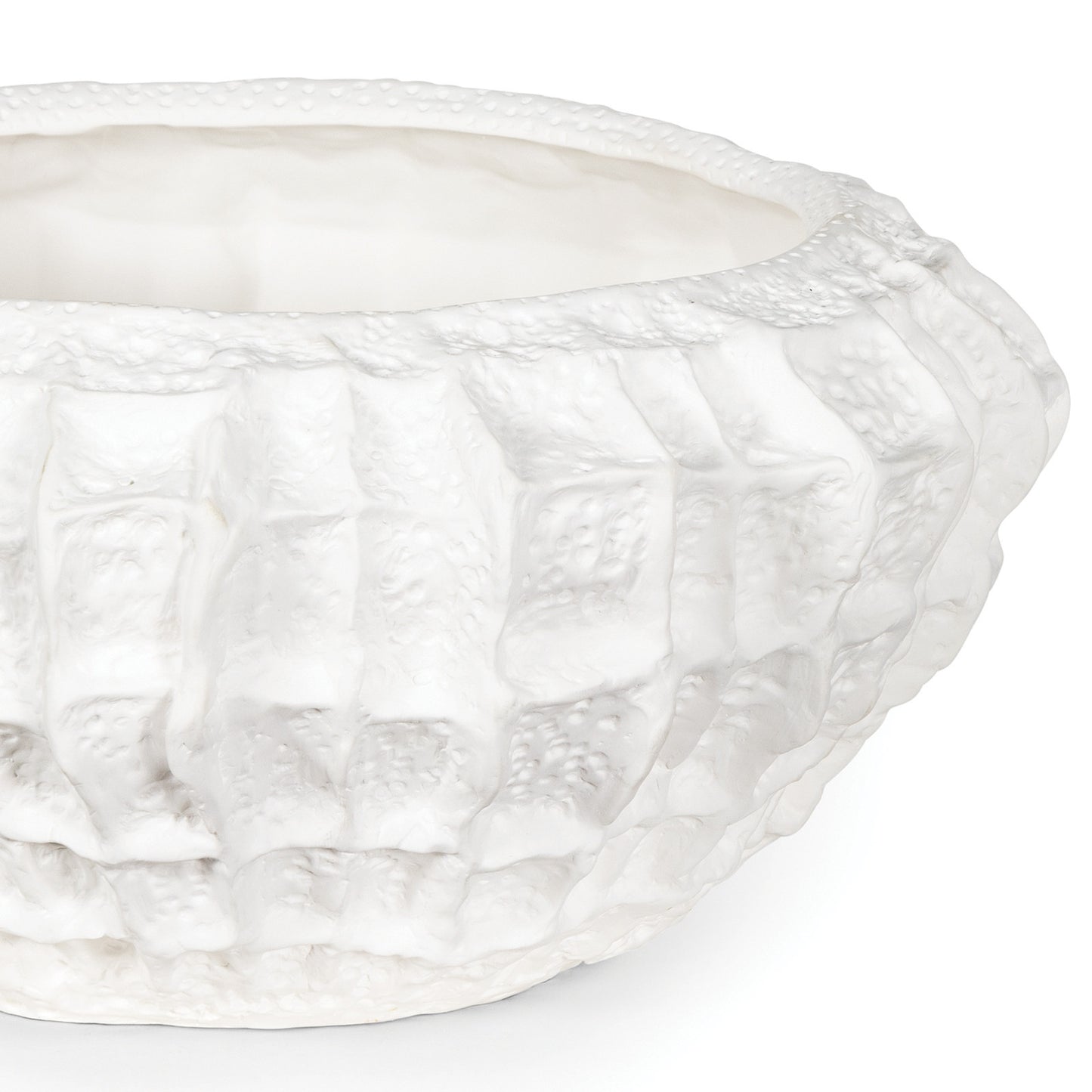 Caspian White Ceramic Bowl