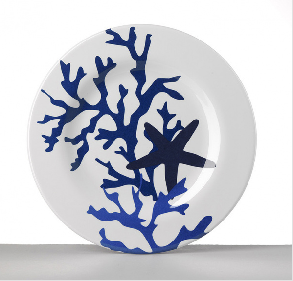 Corallo Salad/Dessert Plate - Blue 9"