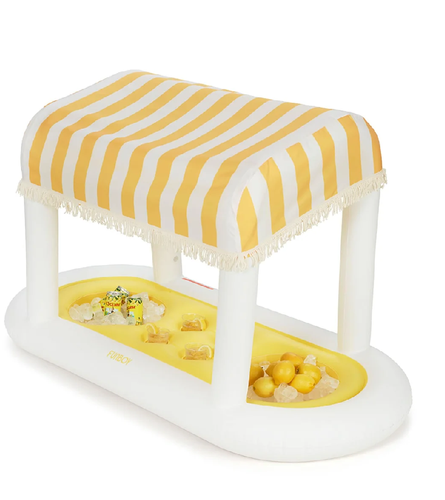 Yellow Floating Cabana Bar